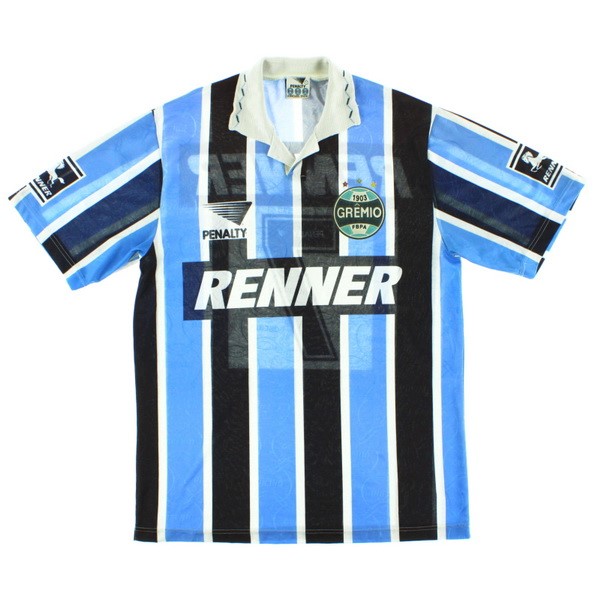 Camiseta Grêmio Primera Equipación Retro 1995 Azul